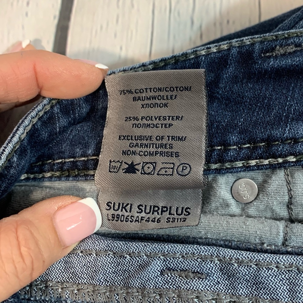Silver Jeans Suki Surplus Bootcut Jeans Size W31/L30 - Dark Tone Denim - Picture 9 of 10